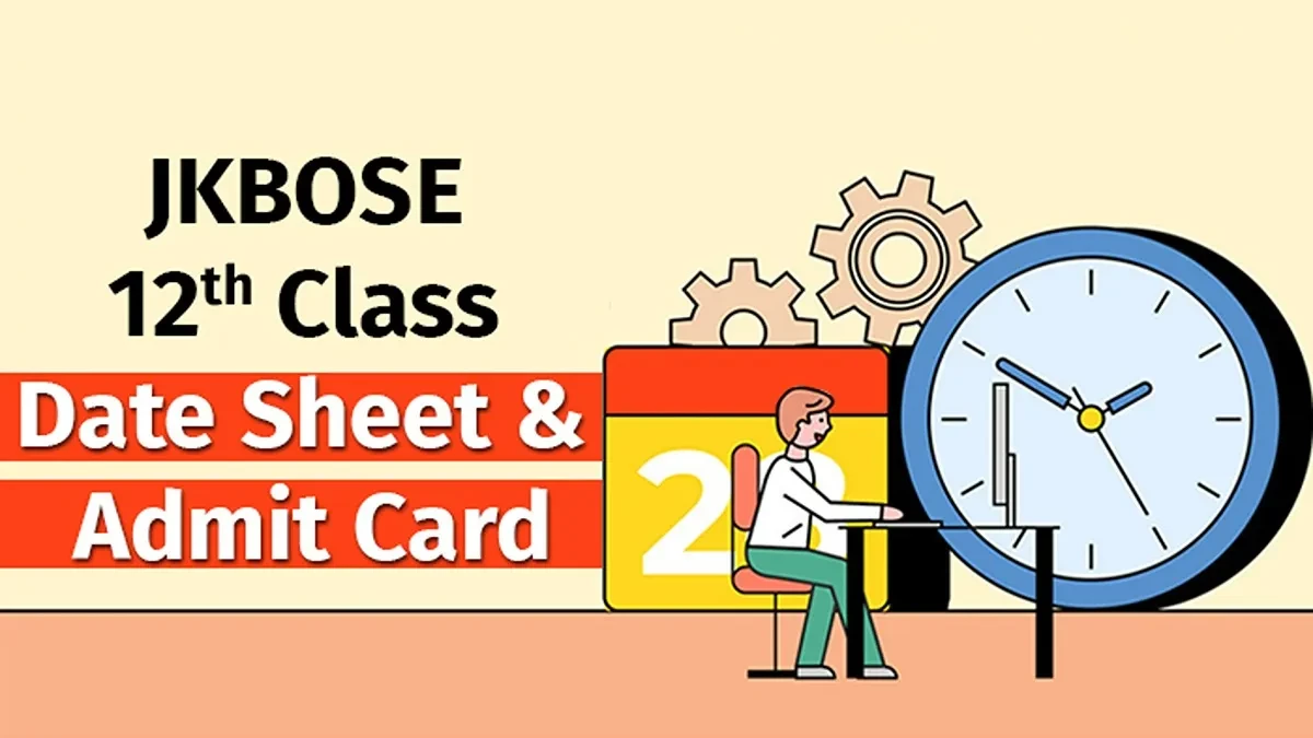 JKBOSE 12th Datesheet 2025, Oct-Nov Exam Time Table Out Soon